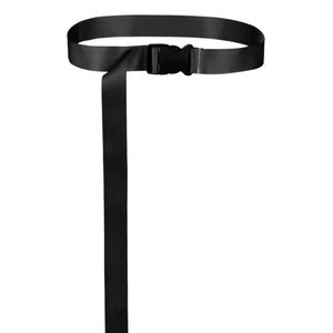 SHEIN:Black release buckle tape belt